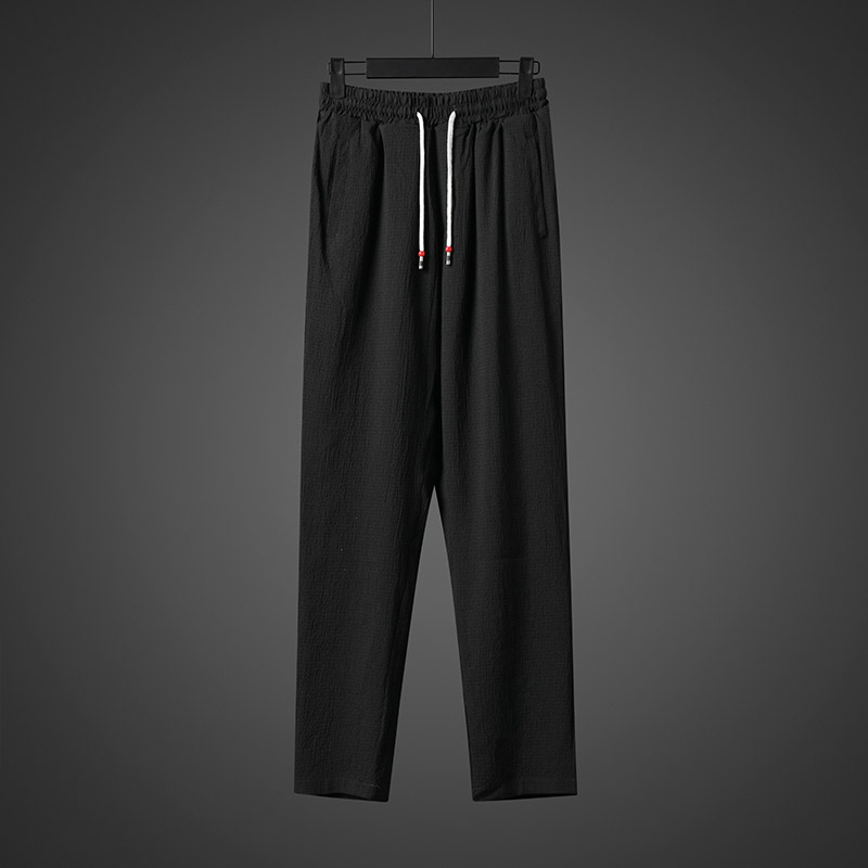 --轻薄风男装冰丝长裤夏季潮大码休闲裤子K007P55，男装休闲裤，星座409-1