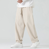 休闲裤男士宽松灯笼裤传统练功裤棉麻长裤阔腿裤K055P75，男装休闲裤，星座409-1
