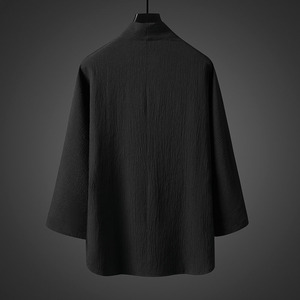 --风男装大码T恤改良汉服潮中式唐装茶禅C063-P60图片