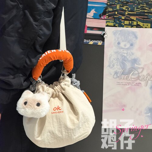 日系百搭多功能相机包夹棉手机包