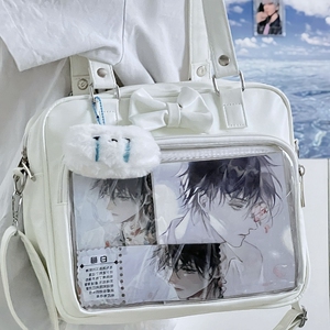 日系卡通二次元软妹JK包小食量透明痛包手提单肩包少女学生斜挎包