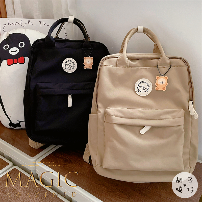 日系原宿古着感少女女学生书包