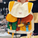 胡子鸡仔多巴胺撞色轻便高颜值双肩包旅行休闲背包男出游登山包女