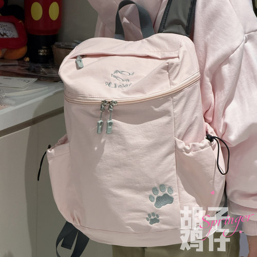 轻便防水尼龙登山包！书包