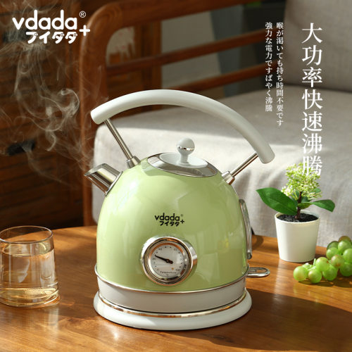 Vdada电热水壶家用大容量智能304不锈钢自动断电烧水壶