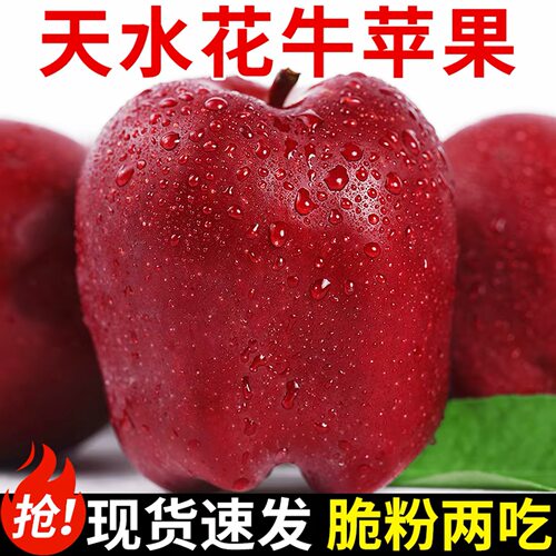 果园直发新鲜多汁花牛苹果可面