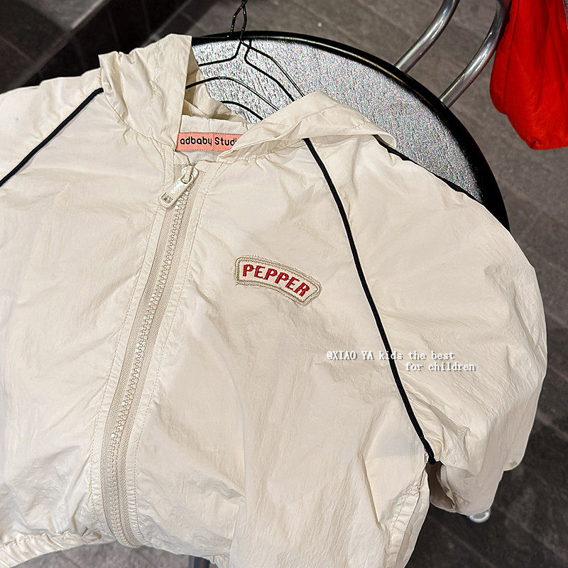女童纯色冲锋衣外套春装2026新款女孩洋气连帽开衫儿童时髦薄上衣,童装/婴儿装/亲子装,儿童冲锋衣,淘宝优惠券,粉丝福利购,淘宝优惠卷