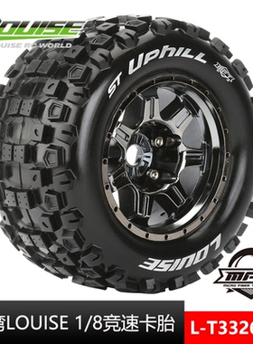路易斯MFT防甩1/8竞速卡胎L-T3326全地形流浪猎豹DBX07台湾LOUISE