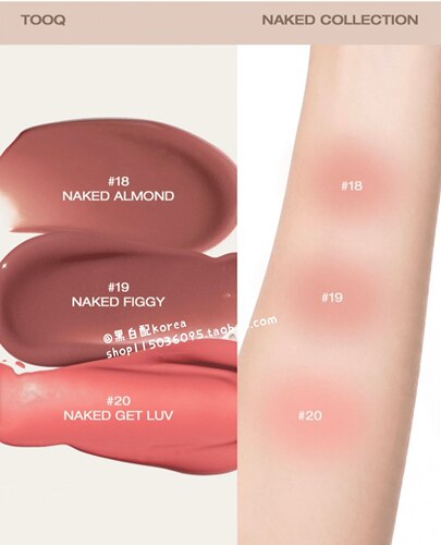 现货 新色来咯韩国Tooq水雾唇釉18#19#20裸色裸棕桃粉哑光丝绒5ml