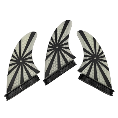 UPSURF冲浪板配件尾鳍surf fin玻纤冲浪板尾舵FCS二代底座鱼鳍