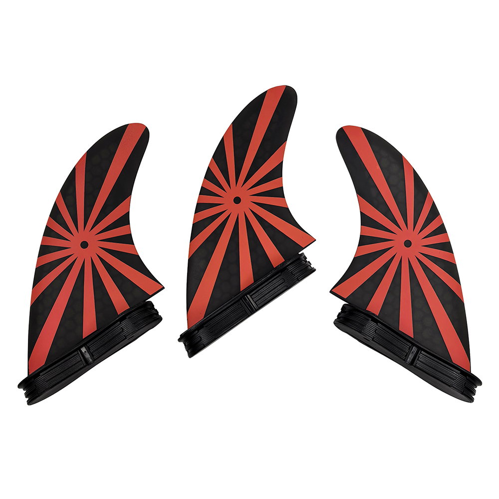 UPSURF冲浪板配件尾鳍surfboard fin玻纤尾舵Double Tabs 2鱼鳍