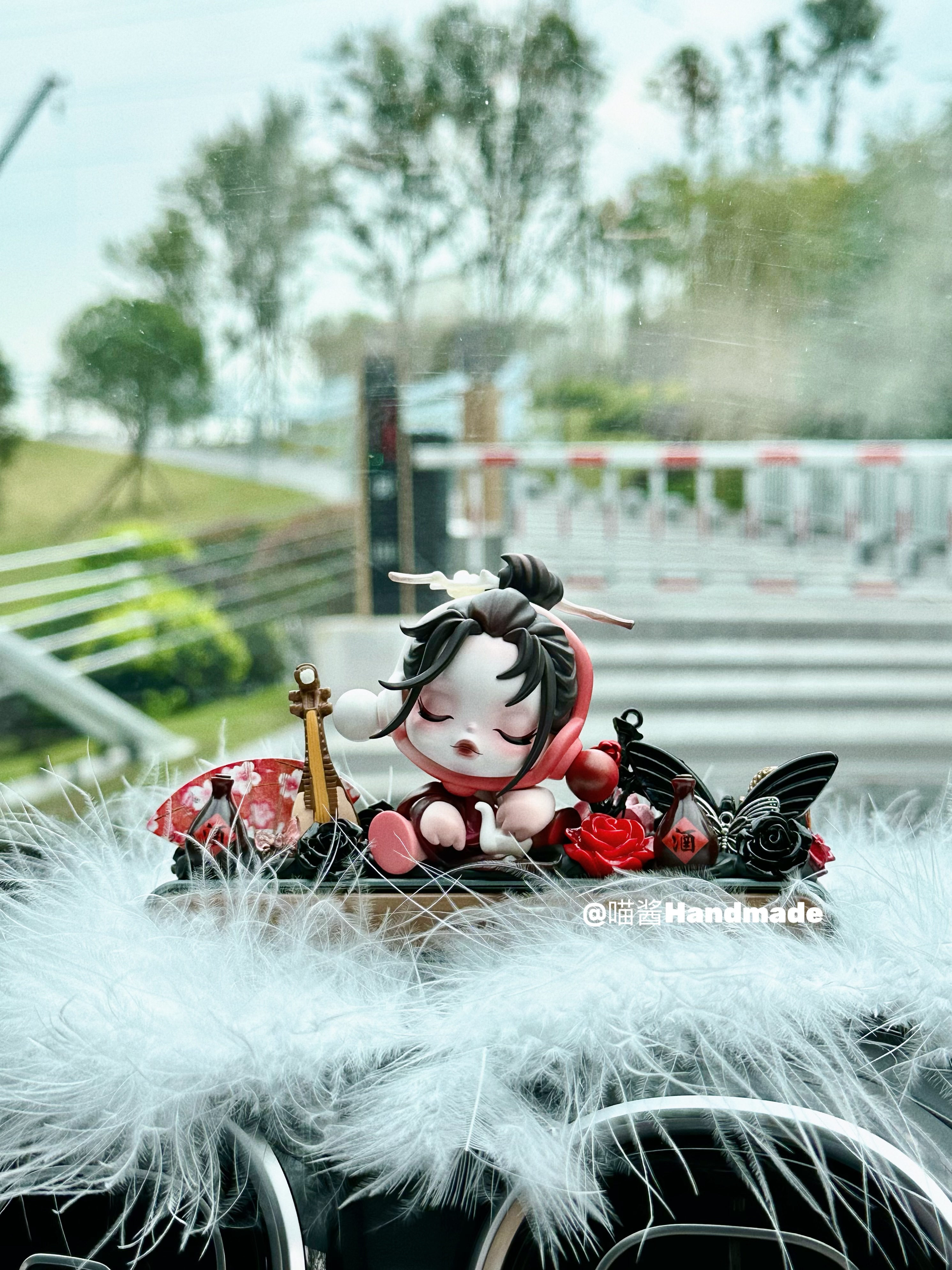 奶油胶挪车牌车载挪车牌