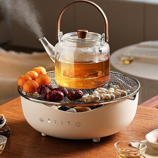 探险者围炉煮茶烤火炉套装新款器具全套围聚煮茶炉电炉蛋壳电陶炉