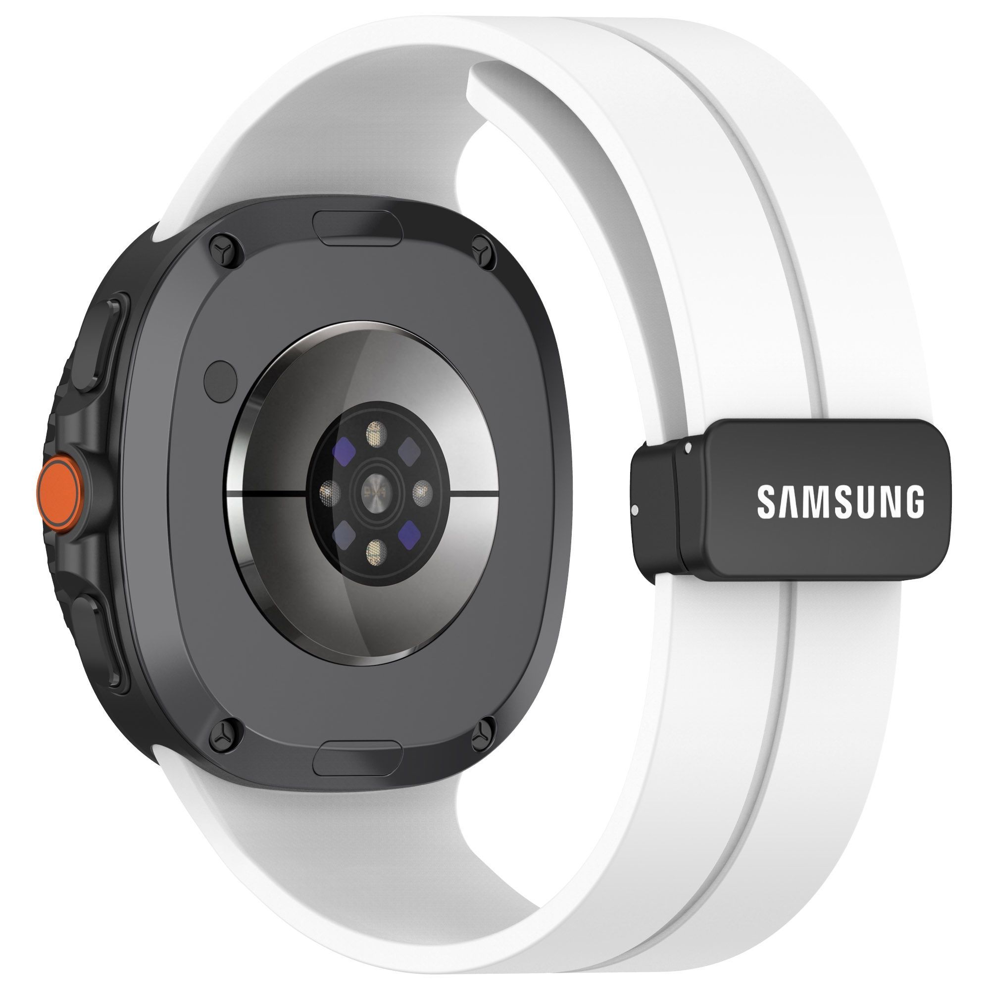 适用适用三星Watch8表带磁吸扣硅胶galaxy8classic夏透气运动男女