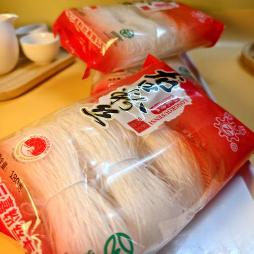 龙口粉丝粉丝山东特产冬粉粉丝速食餐饮酒楼宴席龙虾蒸粉丝180克