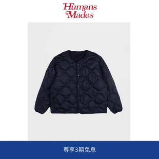 【Humans Mades】娜娜米卡日系潮牌羽绒光电子双面穿内胆夹克