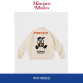 潮秀禾服 Mades秋冬米奇老鼠图案夹克外套宽松长袖 现货 Humans