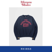 Mades Humans KAPITAL平田和宏休闲棉眼睛印花做旧套头圆领棉