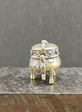 虚天鼎 凡人修仙传 韩立法器炼丹炉国复纯铜古风动漫仿真模型摆件