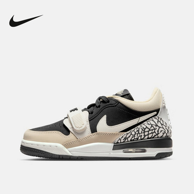 Nike/耐克男女白灰爆裂纹篮球鞋