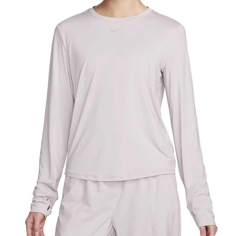 耐克女透气圆领长袖T恤