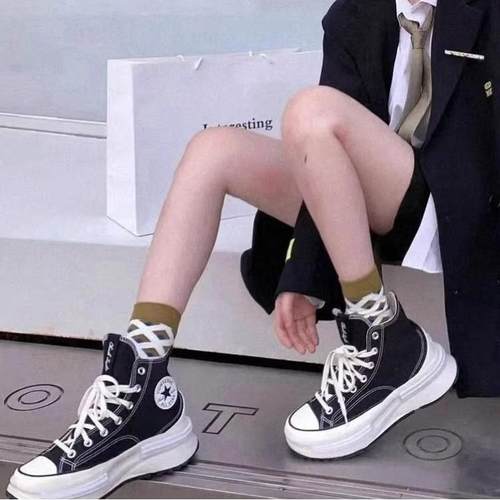 匡威女鞋夹心运动板鞋