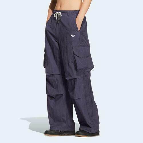 三叶草女裤动休闲工装梭织长裤