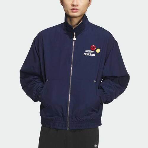 三叶草男装运动休闲翻领夹克外套