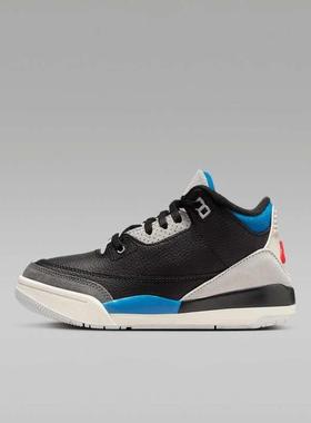 Nike耐克中童鞋 AIR JORDAN 3经典百搭复古休闲篮球鞋IB8969-004