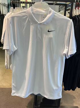 Nike/耐克男子夏季休闲运动训练透气速干领短袖POLOT恤DD8373-010