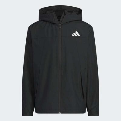 阿迪达斯男款百搭连帽夹克