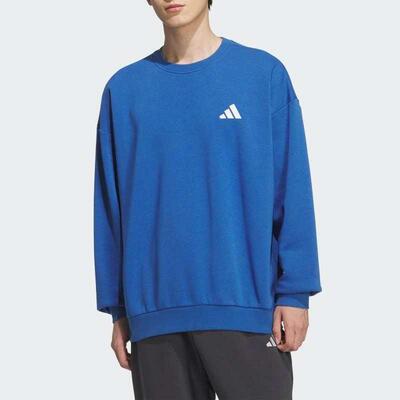 阿迪男女装宽松休闲圆领卫衣