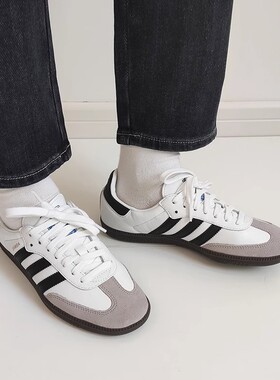 adidas阿迪达斯女三叶草Samba德训鞋休闲鞋B75806 JI2725 IE0877