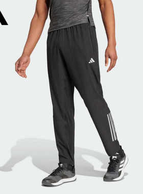 阿迪达斯正品2024夏季新款男裤快干透气运动休闲裤梭织长裤IM7484