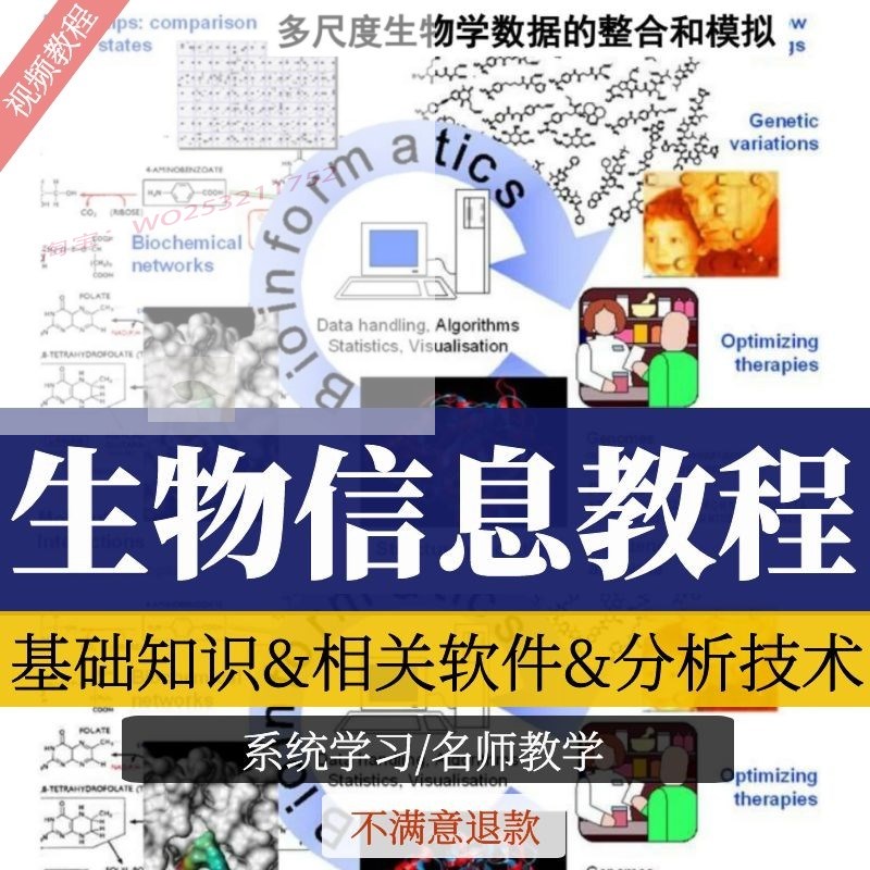 生物信息学课程生信分析视频教程TCGA数据分析GEO教程生信讲座