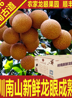 新鲜龙眼石硖储良桂圆顺丰包邮空运礼盒农家特产深圳南山岭南古道