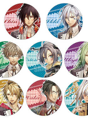 AMNESIA失忆症动漫徽章精灵情缘信斗真右京乙女游戏吧唧铁底胸章B