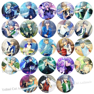 ES徽章偶像梦幻祭徽章动漫周边吧唧挂件镜子 knights 05 濑名泉