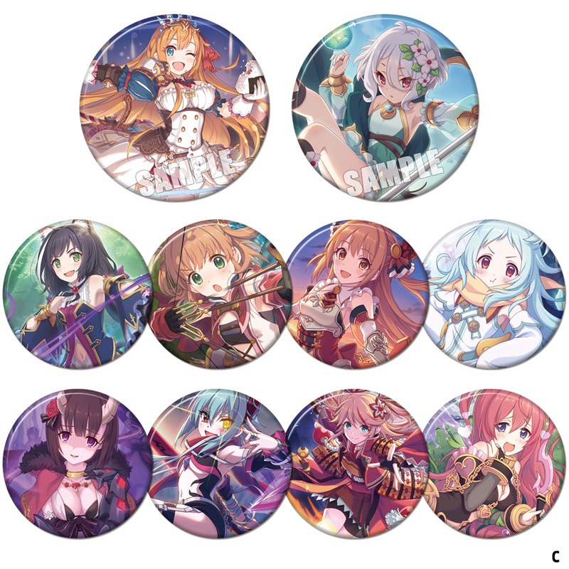 公主连结ReDive COS周边二次元动漫同人吧唧可可罗凯露胸章徽章C