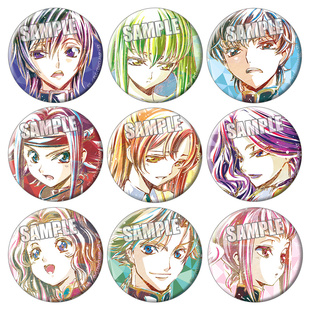 反叛的鲁路修吧唧 CC枢木朱雀柯内莉娅阿尼亚动漫铁底徽章胸章G