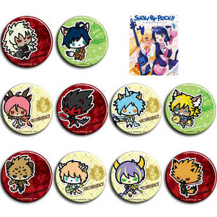 Show By Rock!!C款动漫徽章58mm胸章 二次元周边吧唧定制海报挂件