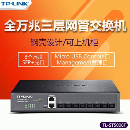 8个万兆SFP+光口 DHCP VLAN 负载均衡