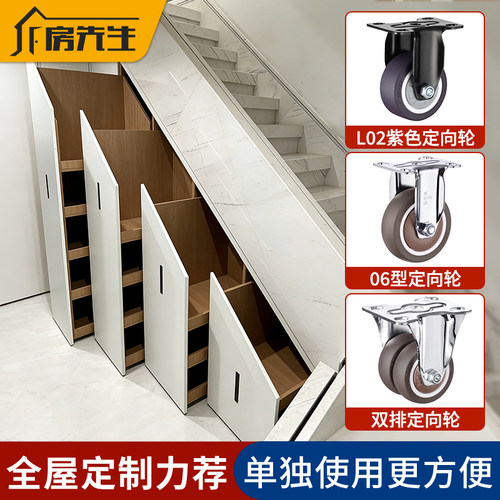 多用途橡胶家具万向滑轮