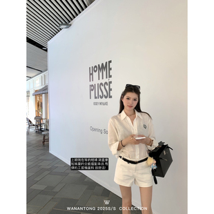 有弹舒适工装 搭配王 短裤 女夏季 WANANTONG 休闲裤 穿了两个多月