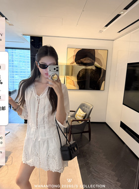 WANANTONG 抹胸or半裙 同时拥有! 定位镂空绣花女春夏