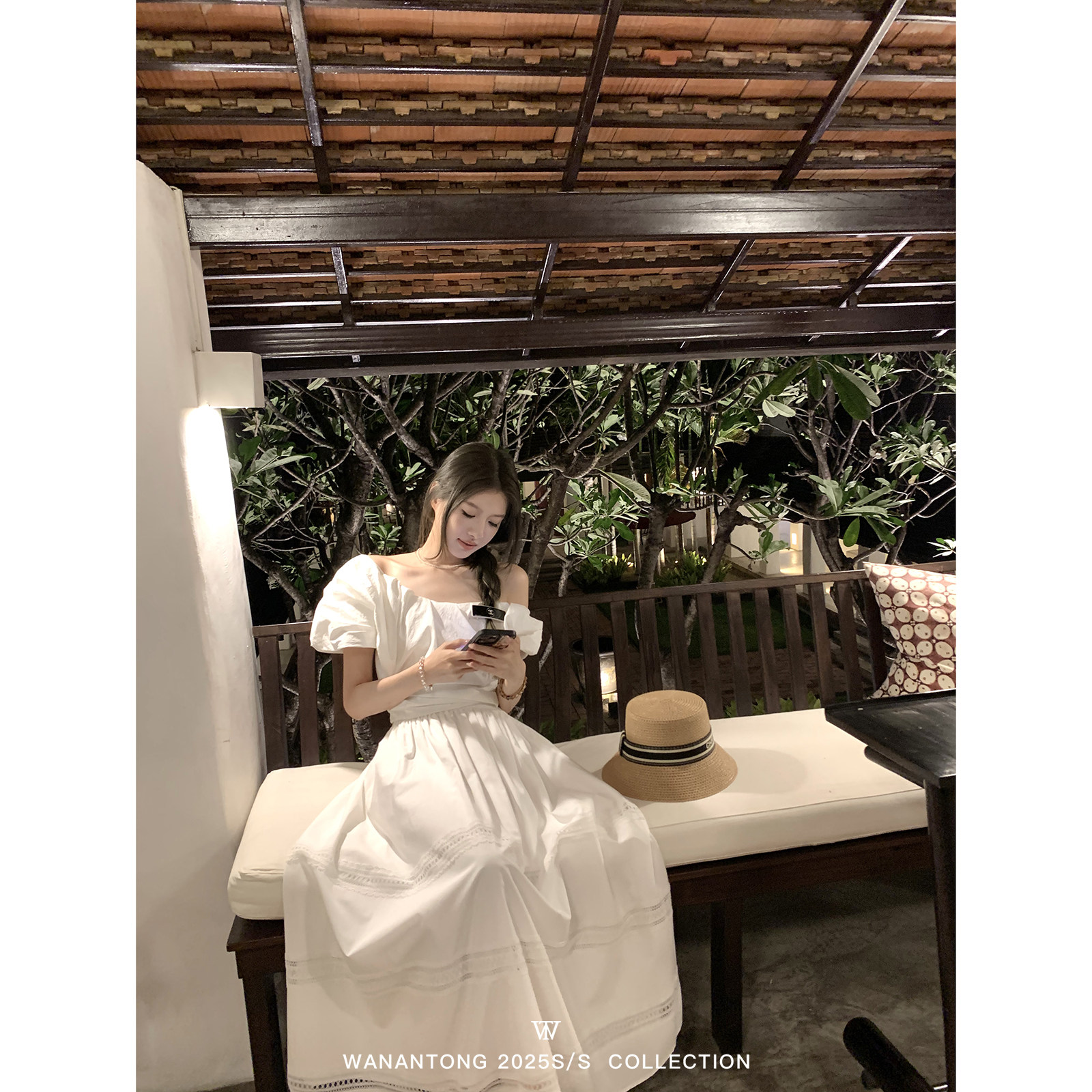 WANANTONG 高智浪漫套组 不规则私服上衣/蕾丝织带半裙女春季,女装/女士精品,背心吊带,淘宝优惠券,粉丝福利购,淘宝优惠卷