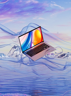 【83-笔记本】C4D工程OC渲染3D模型素材设计场景灯光贴图材质