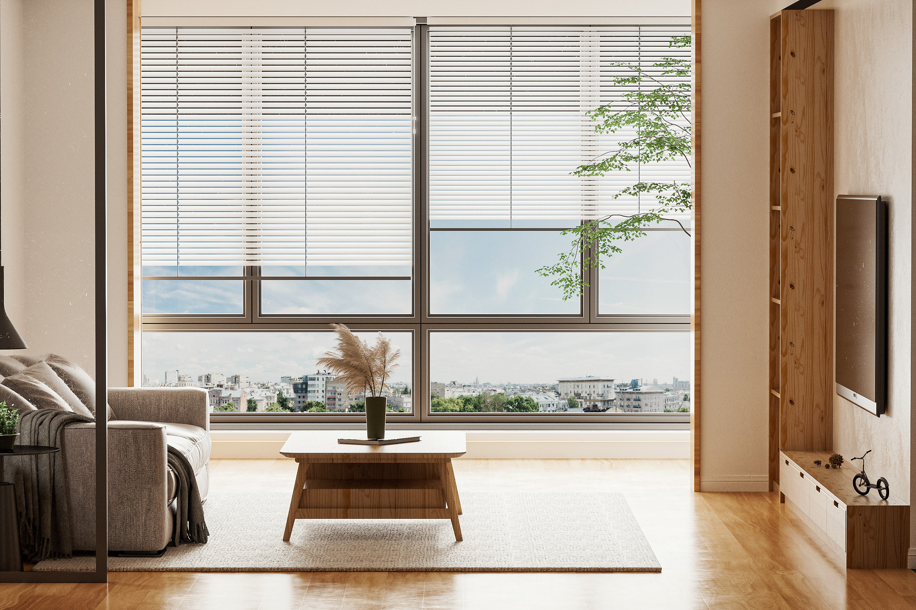 【508室内客厅沙发电视场景】c4d工程oc渲染3d模型素材三维电商