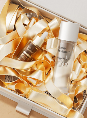 764-高级丝带美妆场景C4D模型源文件OC渲染电商三维素材工程