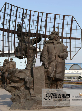 铸铜宇航员模型景观人物雕塑定制